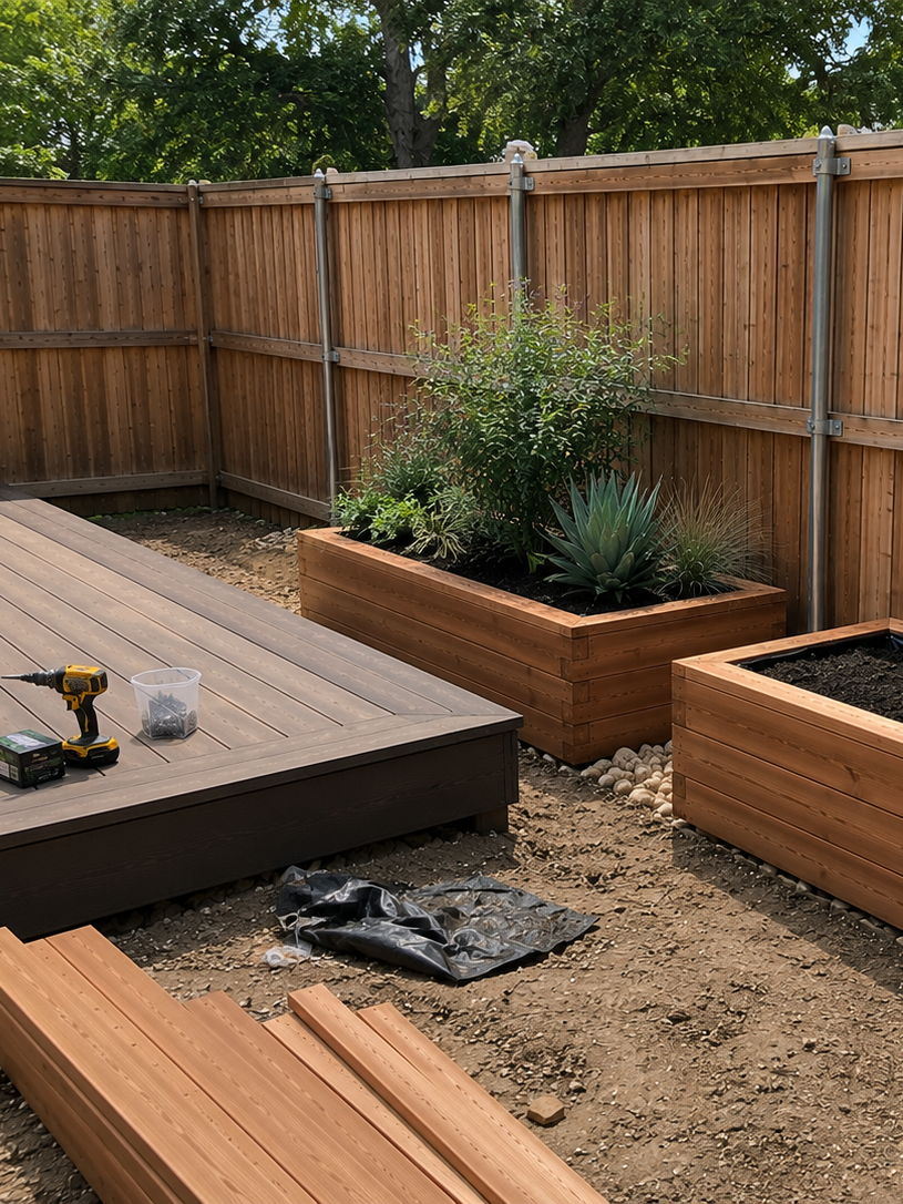 flowerbeds